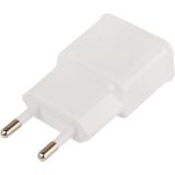 Laad sync kabel + EU stekker reis oplader voor iphone 5 / ipad mini / mini 2 retina / ipod touch 5 wit