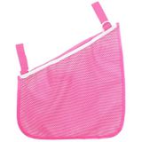 3 PCS Baby Stroller Storage Net Bag Multi-Function Storage Hanging Bag(Pink)