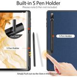 Voor Samsung Galaxy Tab S7 Fe / S7 + DUX DUCIS DOMO-serie Horizontale Flip Magnetische PU-lederen tas met drie-vouwbare houder & wake-up / slaapfunctie