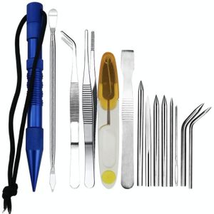 Umbrella Rope Needle Marlin Spike Bracelet DIY Weaving Tool  Specification: 14 PCS / Set Blue