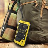 Waterproof Dustproof Shockproof Zinc Alloy + Silicone Case for iPhone XS Max (Yellow)