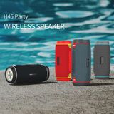 HOPESTAR H45 PARTY Portable Outdoor Waterproof Bluetooth Speaker  Support Hands-free Call & U Disk & TF Card & 3.5mm AUX & FM (Grey)