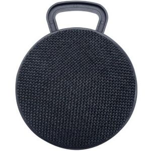 A01L Cloth Texture Round Portable Mini Bluetooth Speaker  Support Hands-free Call & TF Card(Black)