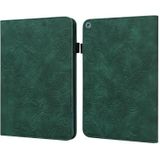 Lace Flower Embossing Pattern Horizontal Flip Leather Case with Holder & Card Slots & Wallet & Photo Frame & Sleep / Wake-up Function For Amazon Kindle Fire HD 10 2019 / 2018 / 2017 / 2016(Green)