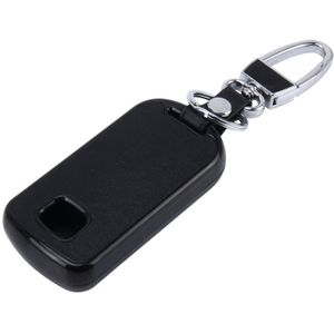Car Auto PU Leather Intelligence Luminous Effect Key Ring Protection Cover for Eighth Generation Accord Ninth Generation Civic(Black)