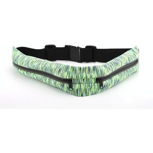 YIPINU YS13 Outdoor Sport Waterproof Waist Bag Invisible Anti-theft Mobile Phone Storage Bag(Green)
