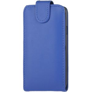 Vertical Flip Leather Case with Credit Card Slot for Galaxy S5 / G900(Blue)