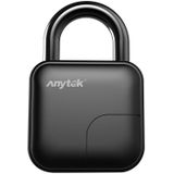 Anytek L3 Intelligent Hidden Fingerprint Padlock Electronic Lock  10 Fingerprint Edition