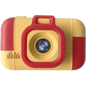 High-definition Dual-camera Photo Children Digital Camera Baby Toy(Red Yellow)
