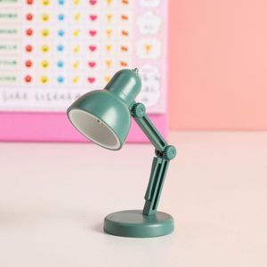 3 PCS Mini LED Desk Lamp Folding Portable Night Light Magnetic Eye Protection Desk Lamp(LD02-Green)