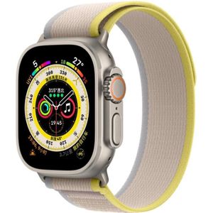 Nylon horlogeband voor Apple Watch Ultra 49 mm / serie 8 & 7 45 mm / SE 2 & 6 & SE & 5 & 4 44 mm