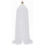 Baby Bed Curtain Hung Dome Mosquito Net Girls Crown Hanging Net Princess Tents(White)