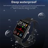 Q9PRO 1.7 inch Kleurenscherm Smart Watch  IP68 Waterdicht  Ondersteuning Temperatuur Monitoring / Hartslag Monitoring / Bloeddruk Monitoring / Bloed Oxygen Monitoring / Slaapmonitoring (Roze)