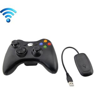 Voor Microsoft Xbox 360 / PC XB13 Dual Vibration Wireless 2.4G Gamepad met ontvanger