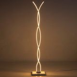 Modern Simple Personality LED Floor Lamp Lighting Soft Decoration Light(Warm White)