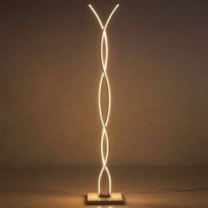 Modern Simple Personality LED Floor Lamp Lighting Soft Decoration Light(Warm White)