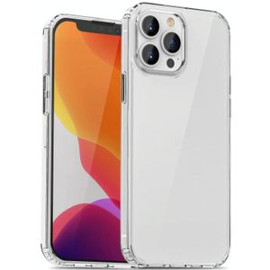 iPaky Transparante Shockproof TPU + PC-beschermhoes voor iPhone 13 Pro Max