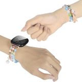 Voor Fitbit Versa 3 / Sense Round Bead Chain Watch Band