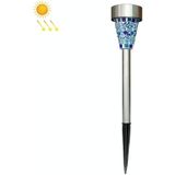 3 stks H4011 Solar Outdoor Waterdicht Mozaïek Lawn Light