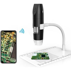 316 50-1000X Adjustable Smart Wifi USB Digital Microscope (Black)