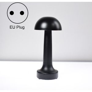 JB-TD008 Outdoor Tafellamp Creatief Opladen Restaurant Touch Table Lamp Bar Tafellamp  Specificatie: EU Plug (Zwart)
