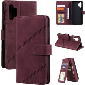 For Samsung Galaxy A32 5G Skin Feel Business Horizontal Flip PU Leather Case with Holder & Multi-Card Slots & Wallet & Lanyard & Photo Frame(Brown)