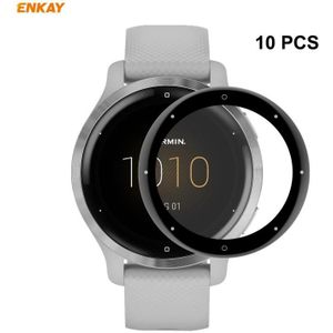 For Garmin Venu 2S / Vivoactive 4S 40mm 10 PCS ENKAY Hat-Prince 3D Full Screen Soft PC Edge + PMMA HD Screen Protector Film