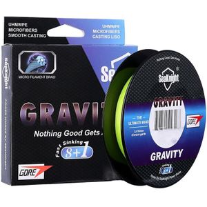 Seaknight GRAVITY 300M Fishing Line Strength Submerged Line Anti-bite and Wear-resistant Braided Line  Line number: 2.0  Color:Yellow