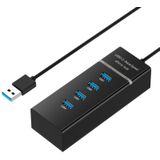 4 Ports USB 3.0 Hub Splitter with LED  Super Speed 5Gbps  BYL-P104(Black)