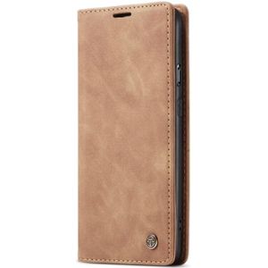For OnePlus Nord CaseMe-013 Multifunctional Retro Frosted Horizontal Flip Leather Case with Card Slot & Holder & Wallet(Brown)