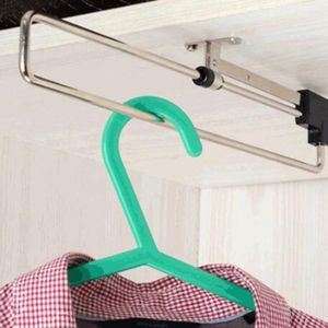 Telescopic Rail Pull-Out Wardrobe Clothes Hanger(25cm)