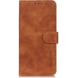 Voor iPhone SE 2020 Retro Texture PU + TPU Horizontal Flip Leather Case met Houder & Card Slots & Wallet(Brown)