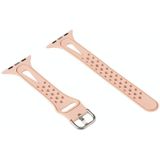 Silicone Replacement Watchbands For Apple Watch Series 6 & SE & 5 & 4 44mm / 3 & 2 & 1 42mm(Gray)