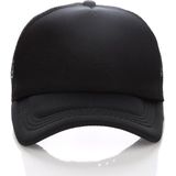 Blank Board Mesh Adjustable Baseball Cap(Black)