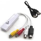 Portable USB 2.0 Audio Video Capture Card Adapter VHS to DVD Video Capture for Win7 / Win8/ XP/ Vista  Free Drive