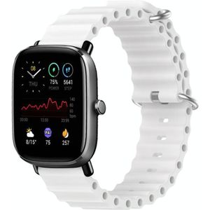 Voor Amazfit GTS 2 Mini 20mm Ocean Style siliconen effen kleur horlogeband