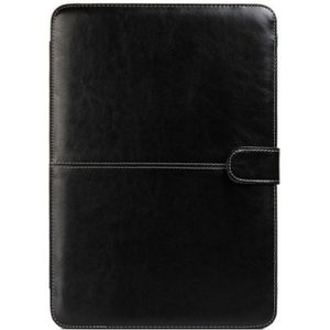 For Macbook Pro 15.4 inch Laptop Crazy Horse Texture Horizontal Flip Leather Case (Black)