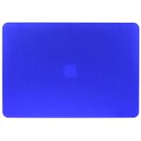 ENKAY for Macbook Air 11.6 inch (US Version) / A1370 / A1465 Hat-Prince 3 in 1 Frosted Hard Shell Plastic Protective Case with Keyboard Guard & Port Dust Plug(Dark Blue)