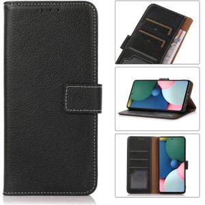 For Google Pixel 6 Pro Litchi Texture PU + TPU Horizontal Flip Leather Case with Holder & Card Slots & Wallet(Black)