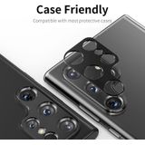 Voor Samsung Galaxy S23 Ultra 5G ENKAY Hat-Prince Aluminium Camera Lens Protector Volledige Cover (Zwart)