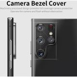Voor Samsung Galaxy S23 Ultra 5G ENKAY Hat-Prince Aluminium Camera Lens Protector Volledige Cover (Zwart)