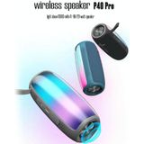 HOPESTAR P40 Pro IPX6 waterdichte RGB Light draadloze Bluetooth-luidspreker