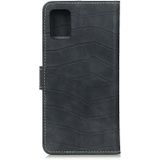 For Samsung Galaxy S20 FE 5G / S20 Fan Edition / S20 Lite Crocodile Texture Horizontal Flip Leather Case with Holder & Card Slots & Wallet(Black)