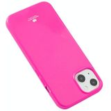 Goosspery Jelly TPU Fluorescentie Schokbestendig en Krashoes voor iPhone 13 (Pink)