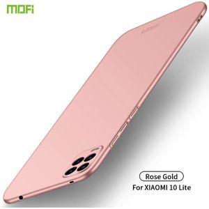 For Xiaomi Mi 10 Lite MOFI Frosted PC Ultra-thin Hard Case(Rose gold)