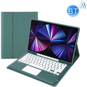 T12B-A Detachable Touch Pad Bluetooth Toetsenbord Lederen Tablet Case voor iPad Pro 12 9 inch 2021/2020/2018