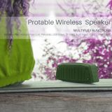 NewRixing NR-4019 Outdoor Portable Bluetooth Speaker with Hands-free Call Function  Support TF Card & USB & FM & AUX (Green)