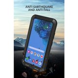 For Samsung Galaxy S21 Ultra 5G LOVE MEI Metal Shockproof Waterproof Dustproof Protective Case without Glass(Black)