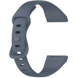 Voor Fitbit Versa 4 / Versa 3 / Sense Universal TPU Watch Band  Grootte: L (Blue Gray)