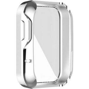 For Xiaomi Mi Watch Lite / Redmi Watch Full Coverage TPU Electroplating Protective Case(Silver)
